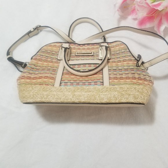 Dana Buchman Faux Leather Woven Tote NWOT - Picture 2 of 12